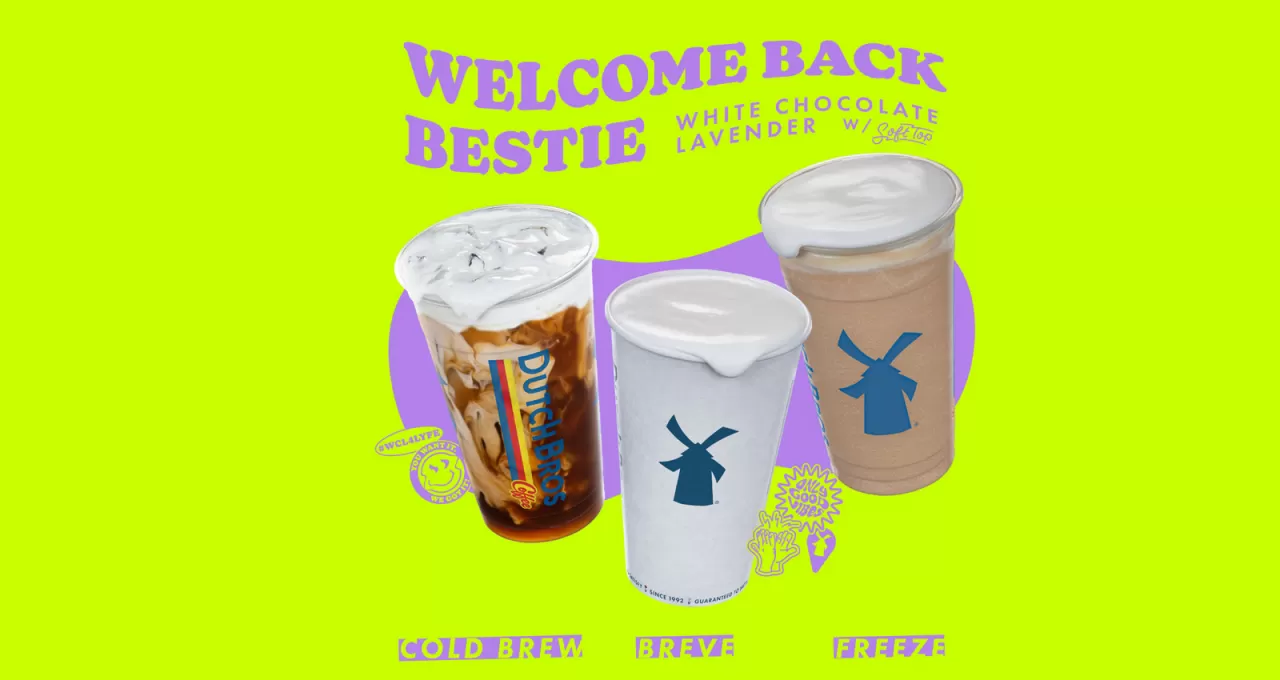 Welcome back bestie, Lavender returns to Dutch Bros img#1