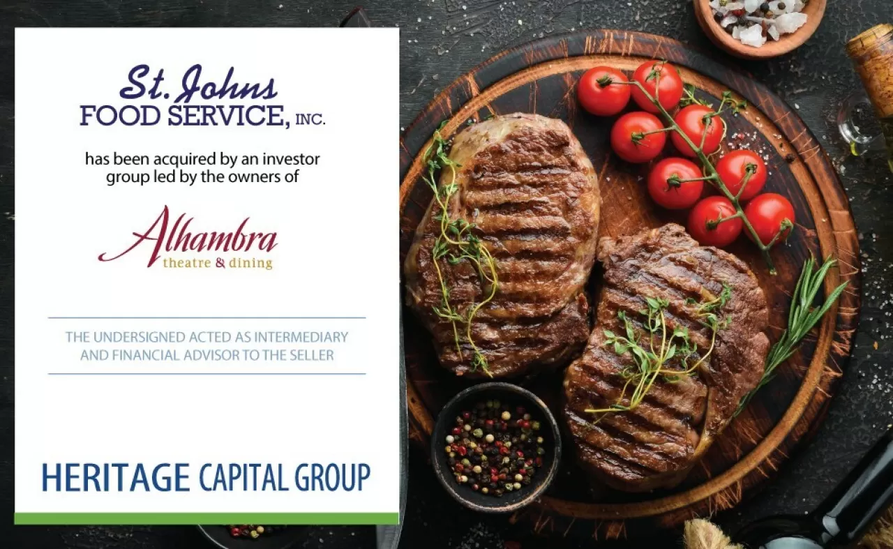 Heritage Capital Group Advises St. Johns Food Service on Sale