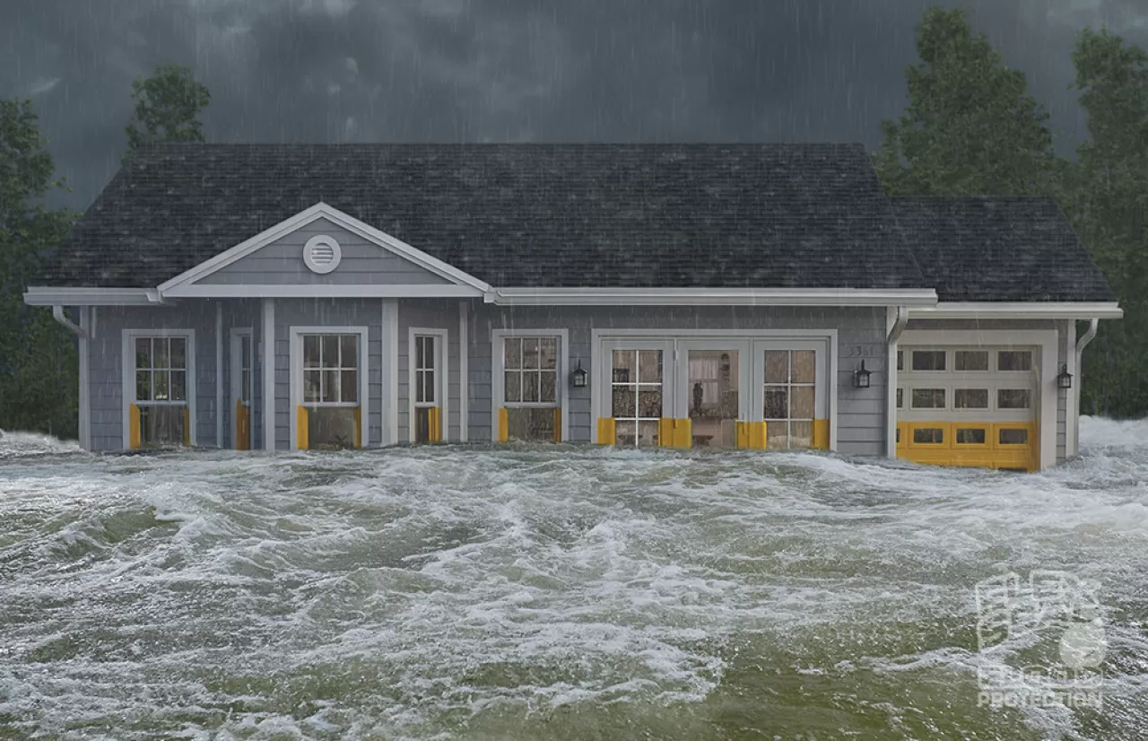 With 90% of natural disasters in the United States involving flooding, seeking safer and more effective tools to protect and prevent damage is simple with our Flex Seal Flood Protection. Photo by Flex Seal Studios img#1