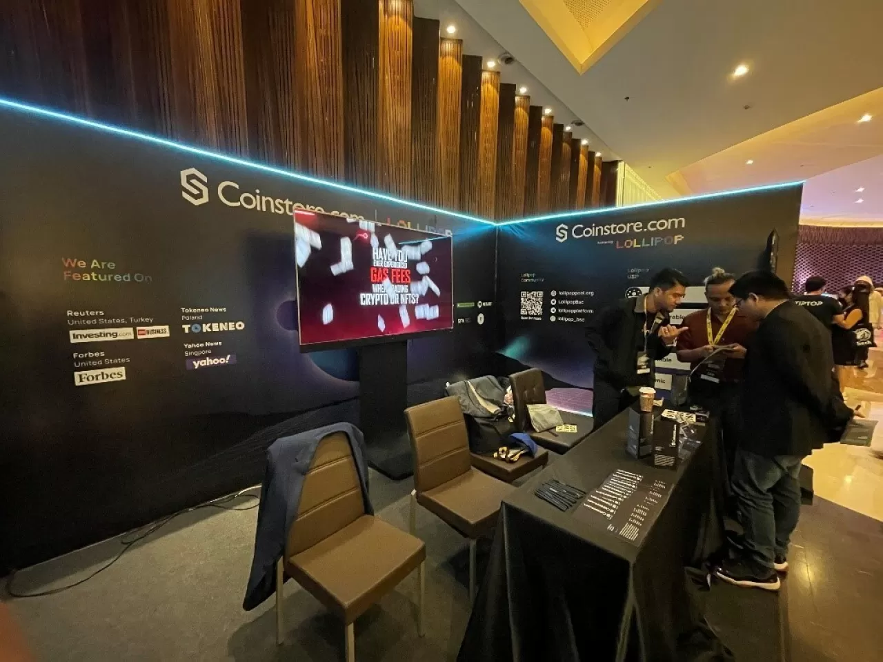 LOLLIPOP booth in partnership with Coinstore img#1
