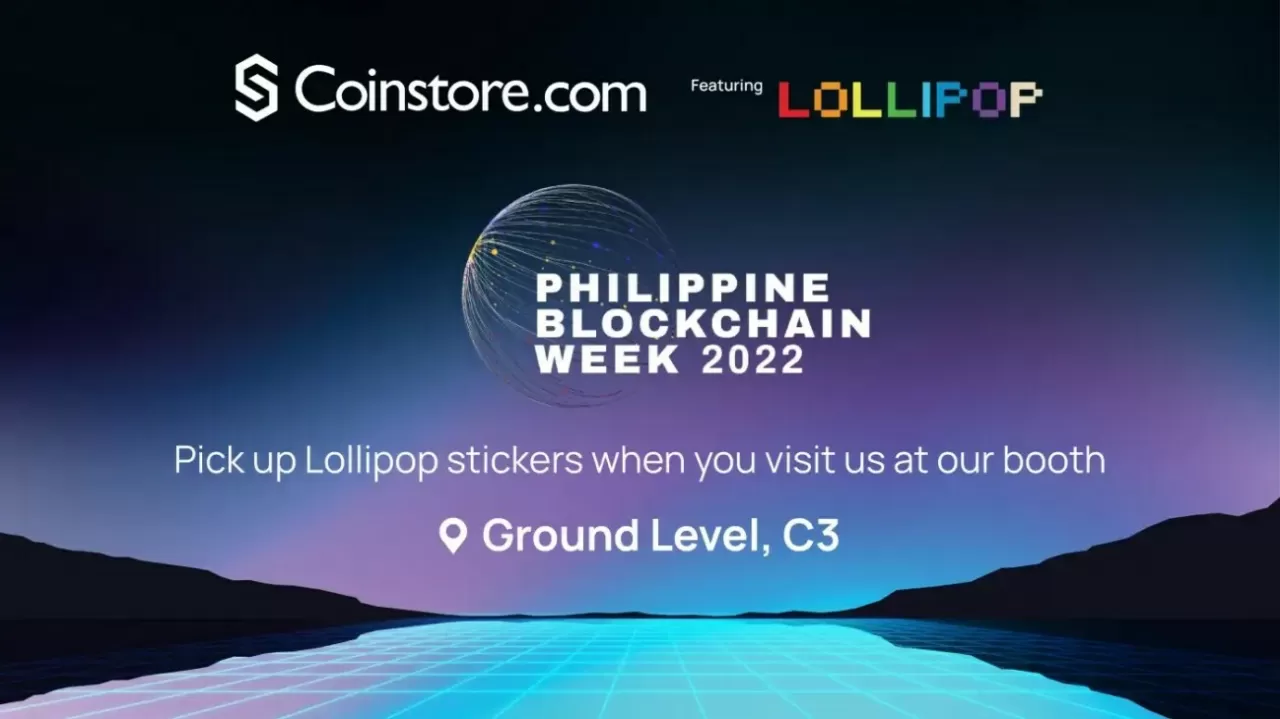 LOLLIPOP x Coinstore op de Philippine Blockchain Week img#1