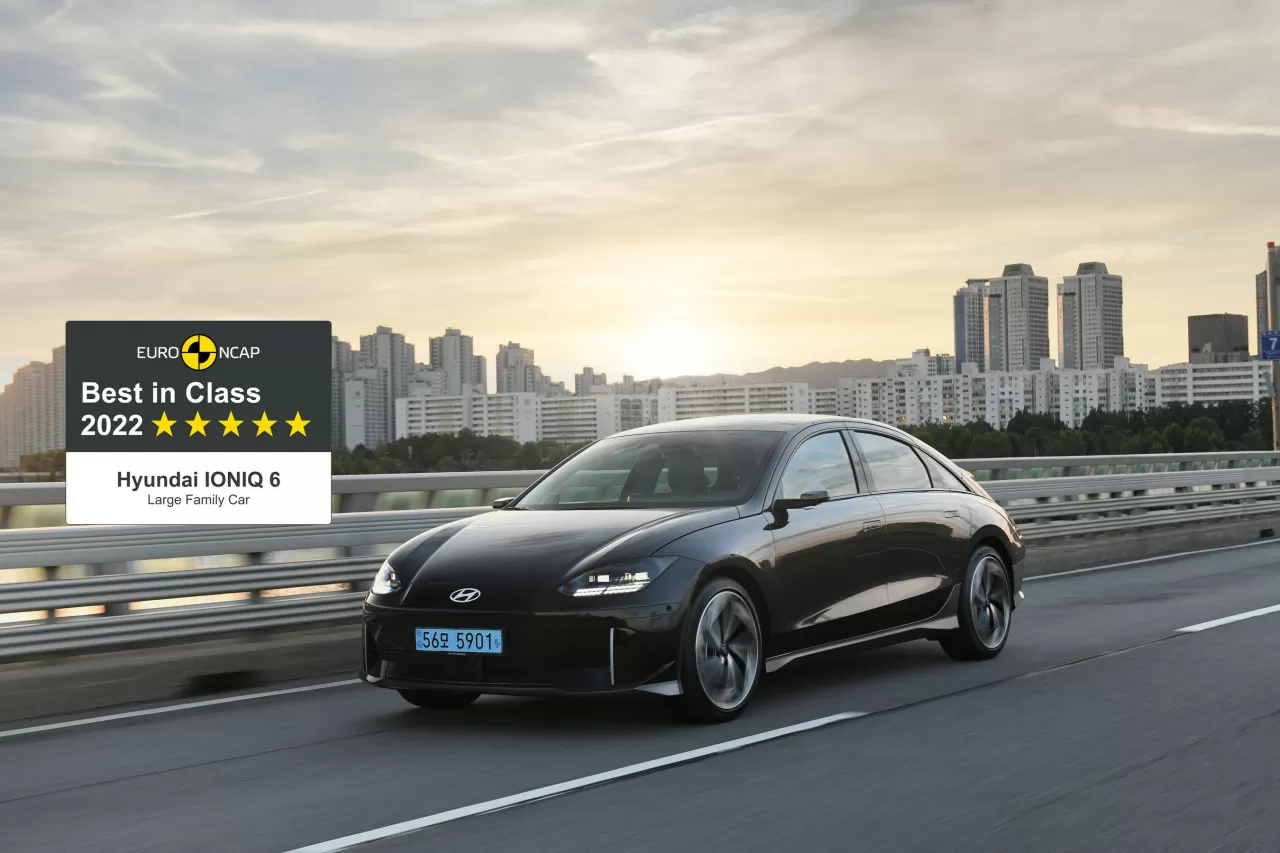 Hyundai IONIQ 6 awarded ‘Best in Class’ of 2022 by Euro NCAP in the ‘Large Family Car’ category img#1