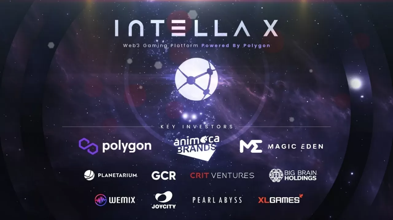 Intella X, an upcoming Web3 gaming platform on Polygon announces its key investors. img#1