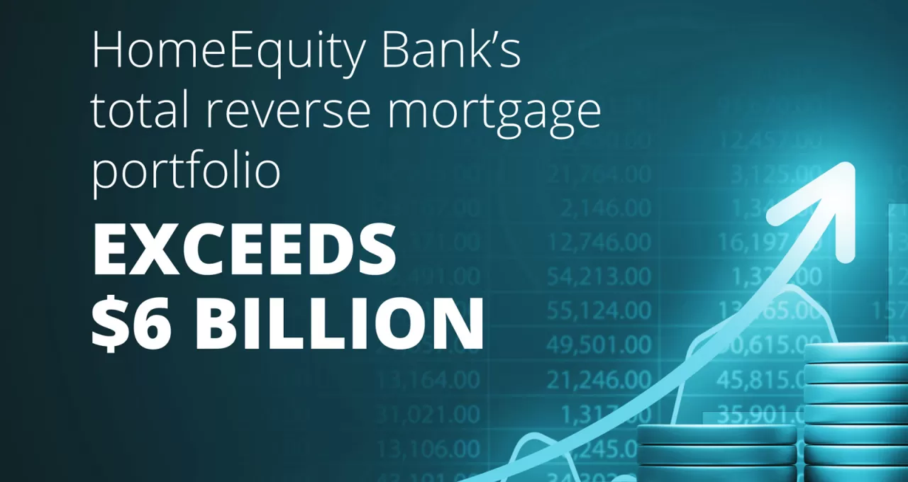 HomeEquity Bank total reverse mortgage portfolio exceeds $6 Billion in 2022 (CNW Group/HomeEquity Bank) img#1
