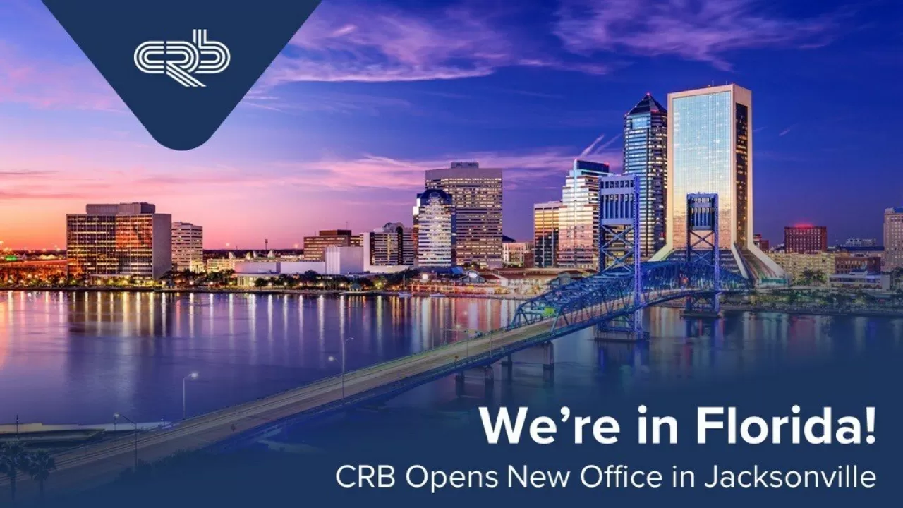 CRB has opened its newest office in Jacksonville, Florida. The office will allow the company to expand its service offerings in the state and across the Southeast. img#1