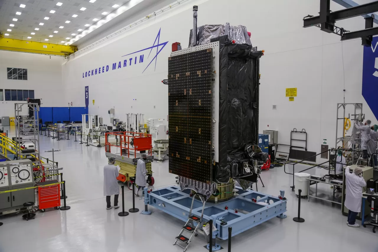 GPS III satellite at Lockheed Martin facility outside of Denver, Colorado img#1