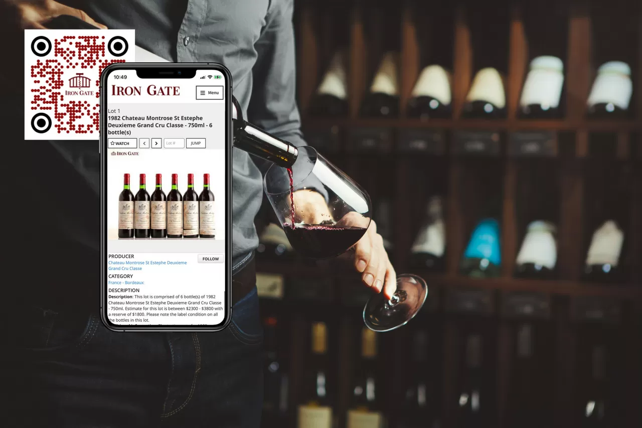 Iron Gate Wine and Openscreen Partner to Launch IronScan, a QR Code Based Wine & Spirits Data Solution for Collectors (CNW Group/Openscreen) img#1