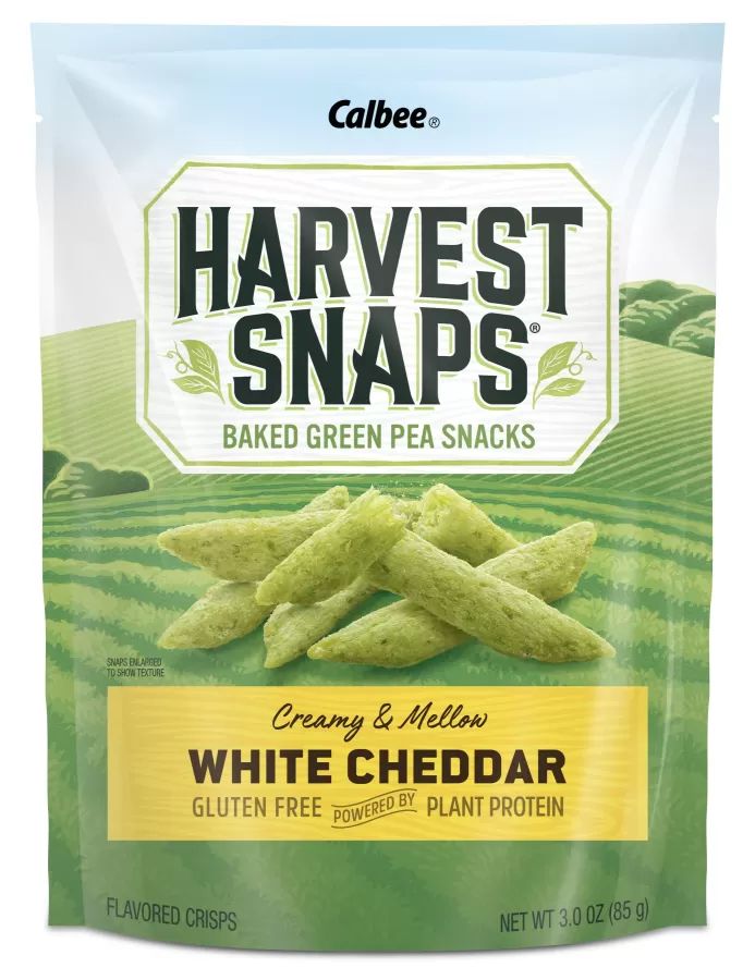 Harvest Snaps White Cheddar Baked Green Pea Snacks img#1