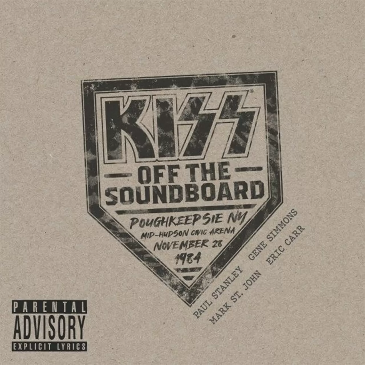 On April 7, rock icons KISS will release the next installment of their Off The Soundboard official live bootleg series with KISS – Off The Soundboard: Poughkeepsie, New York, 1984. Recorded live at the Mid-Hudson Arena on November 28th, 1984, during the Animalize World Tour, this is the fifth in a series of live releases by the band and will be available to stream and download, with a 2-LP standard black vinyl set, CD, and a limited edition 2-LP img#1