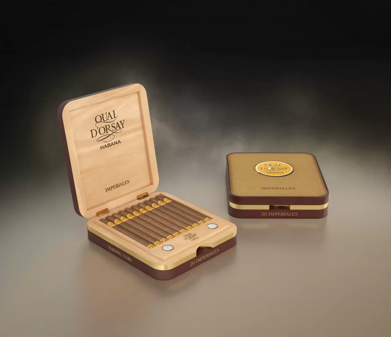 Habanos, s.a. presented Quai d'Orsay Imperiales travel humidor at the TFWA international fair in Cannes img#1