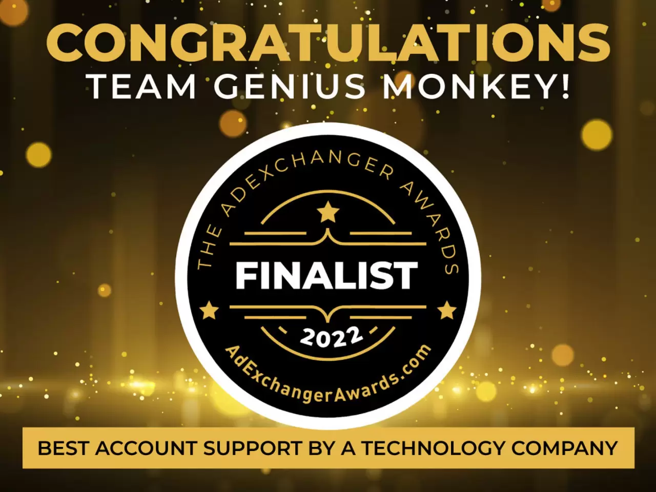 AdExchanger Names Genius Monkey as Finalist for Best Account Support by a Technology Company img#1