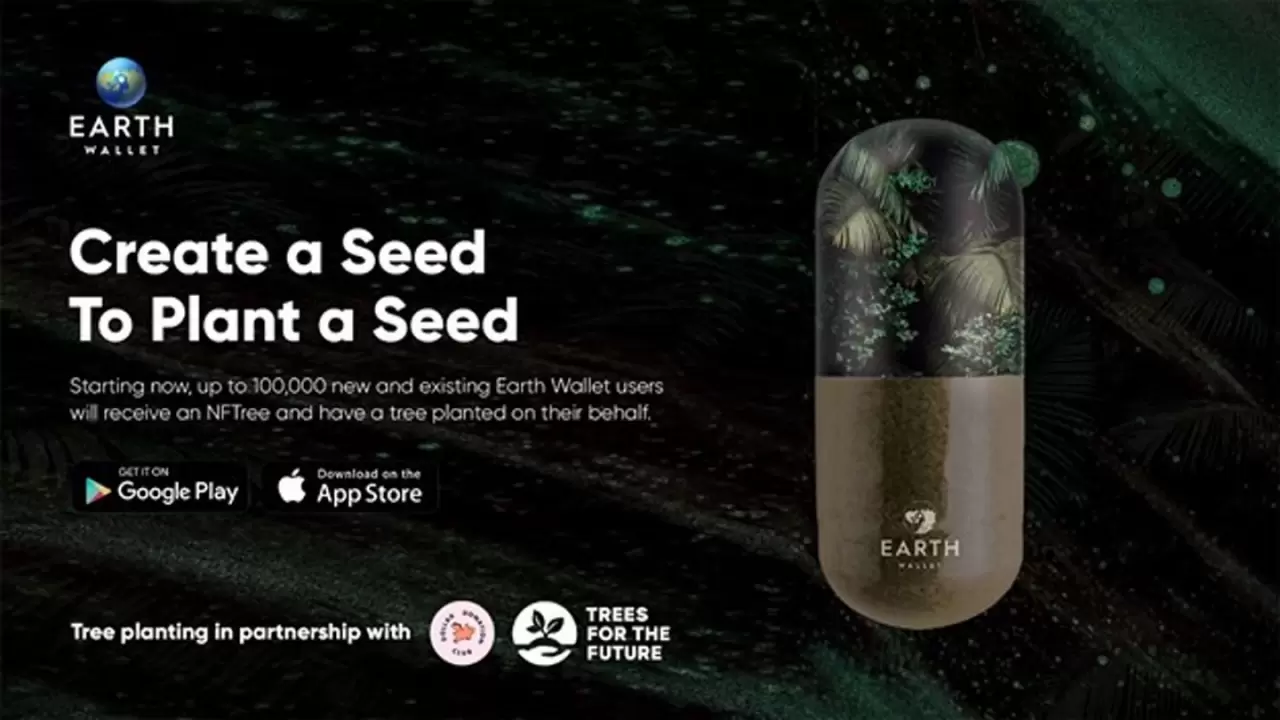 Earth Wallet releases NFTree Seed Program to Plant One Million Trees at Climate Change Forum img#1