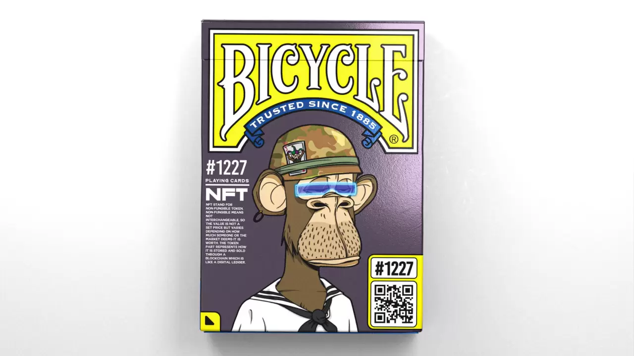 Cicycle Apes in: iconic playing card brand purchases Bored Ape #1227 to collaborate with fellow apes in the community img#1