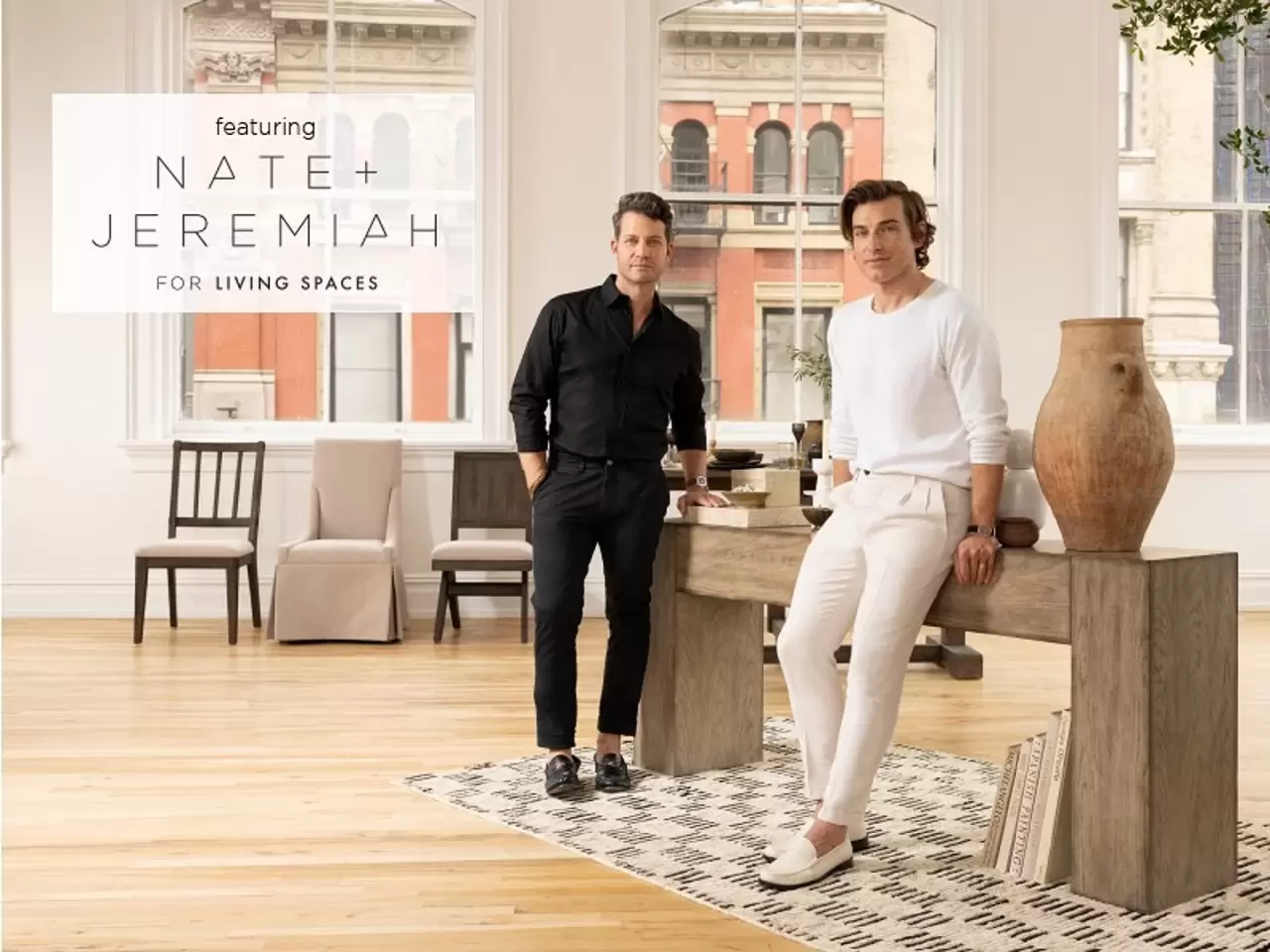 Celebrity Designers Nate Berkus and Jeremiah Brent Launch Their Latest Fall Line in Collaboration with Furnishings Retailer Living Spaces