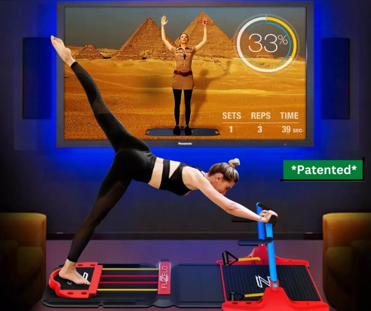 Introducing the Future of Home Exercising: The Fuzelo Patented Metaverse Yoga/Pilates Total Body Gym img#1