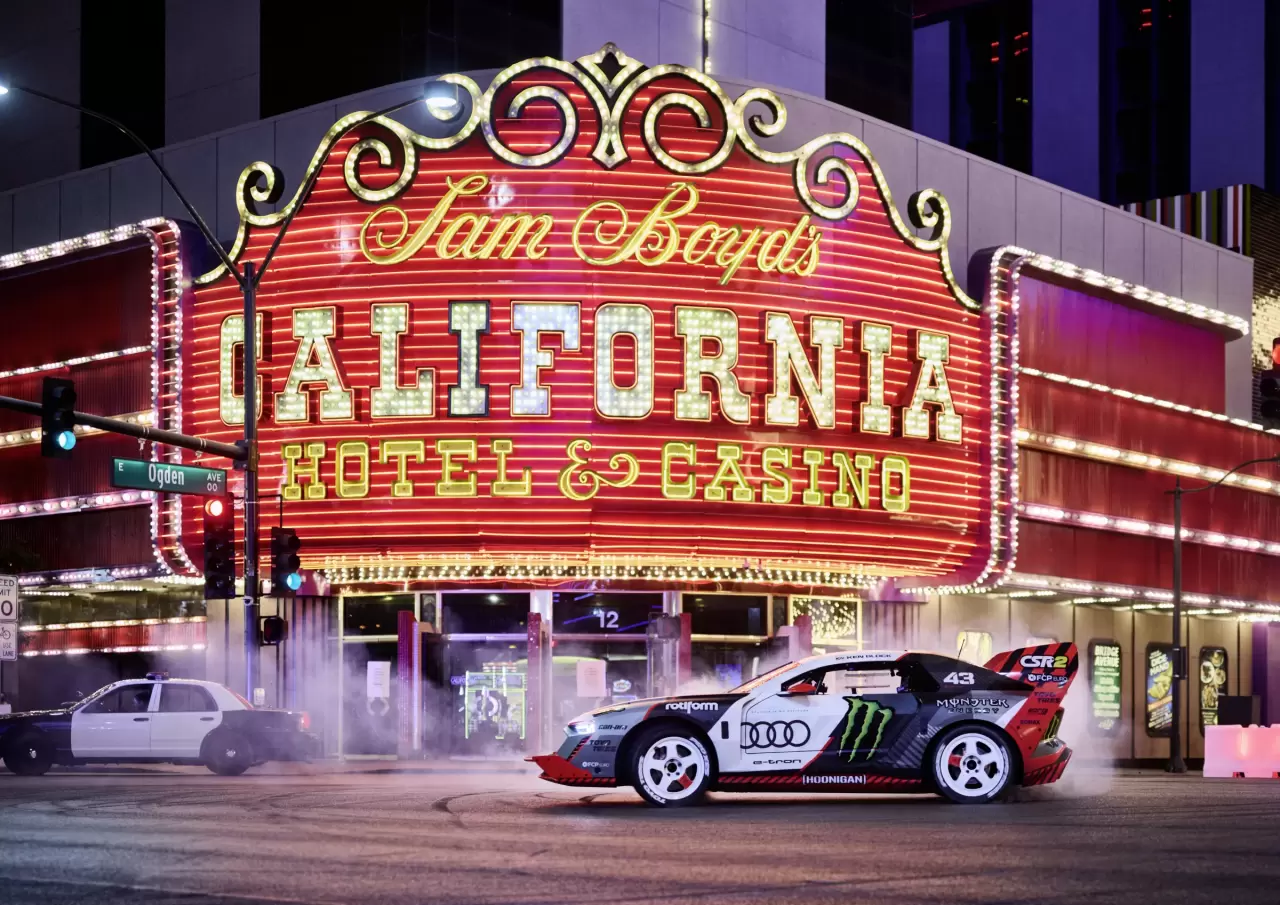 Ken Block and the Audi S1 Hoonitron electrify Las Vegas img#1