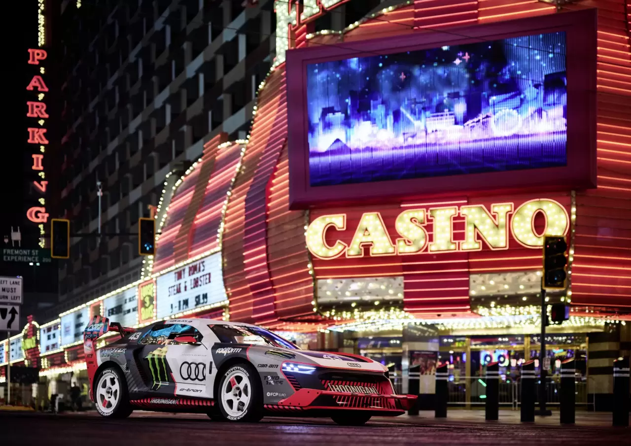 Ken Block and the Audi S1 Hoonitron electrify Las Vegas img#2