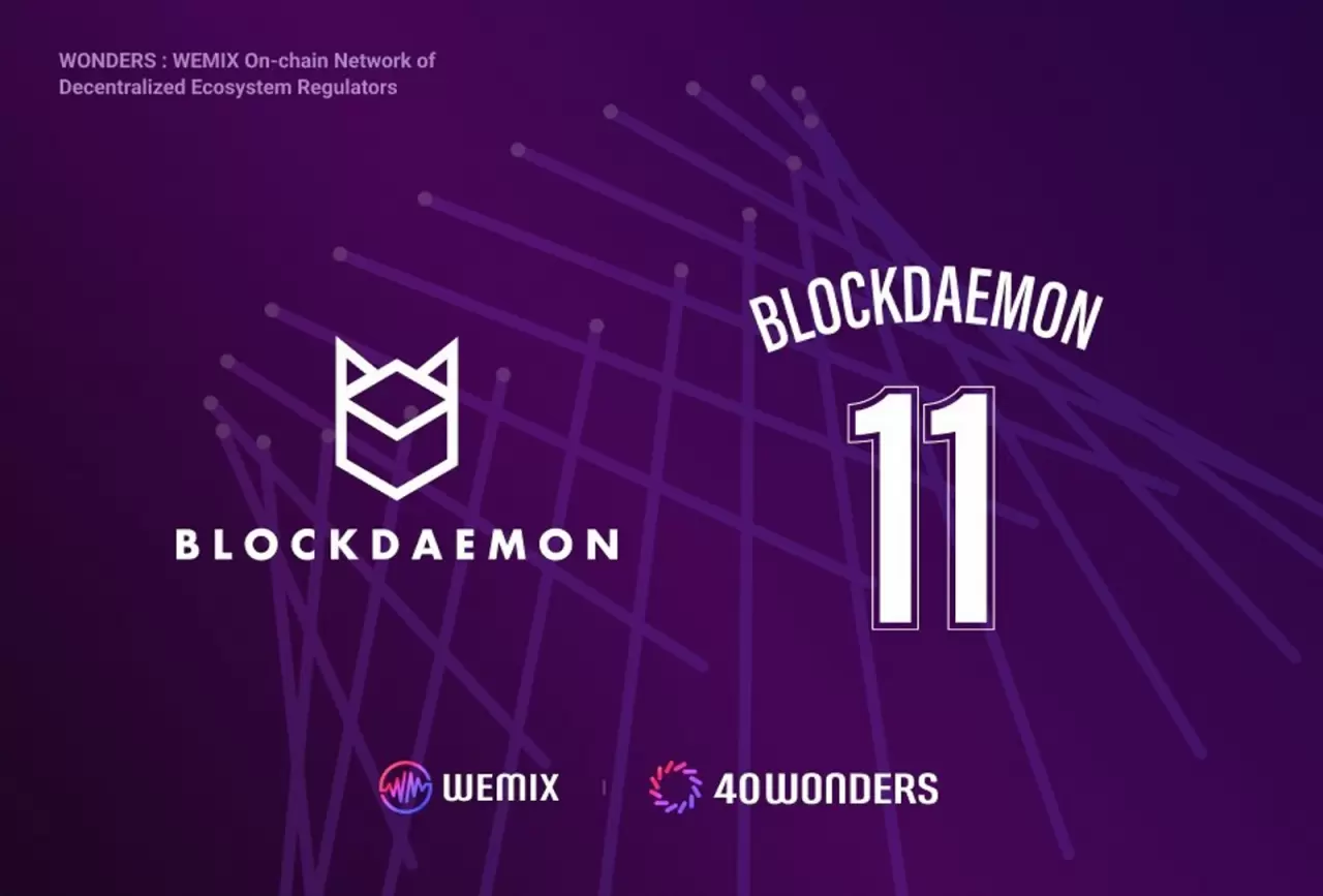 WEMIX3.0 welcomes Blockdaemon in as first Node Council Partner img#1