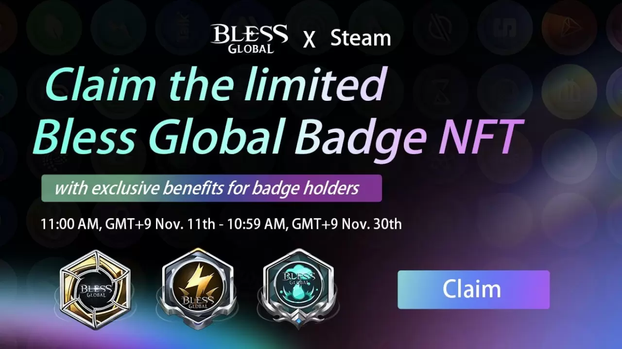 Claim the limited Bless Global Badge NFT img#1