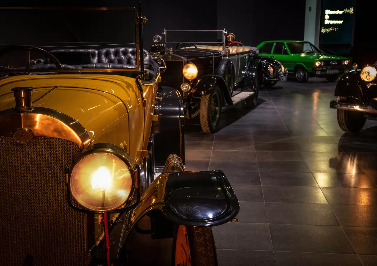 Impressions from the new special exhibition "The Speed of Light. The Evolution of Vehicle Lighting at Audi" – on display from November 18, 2022, to June 4, 2023, at the Audi museum mobile in Ingolstadt. img#1
