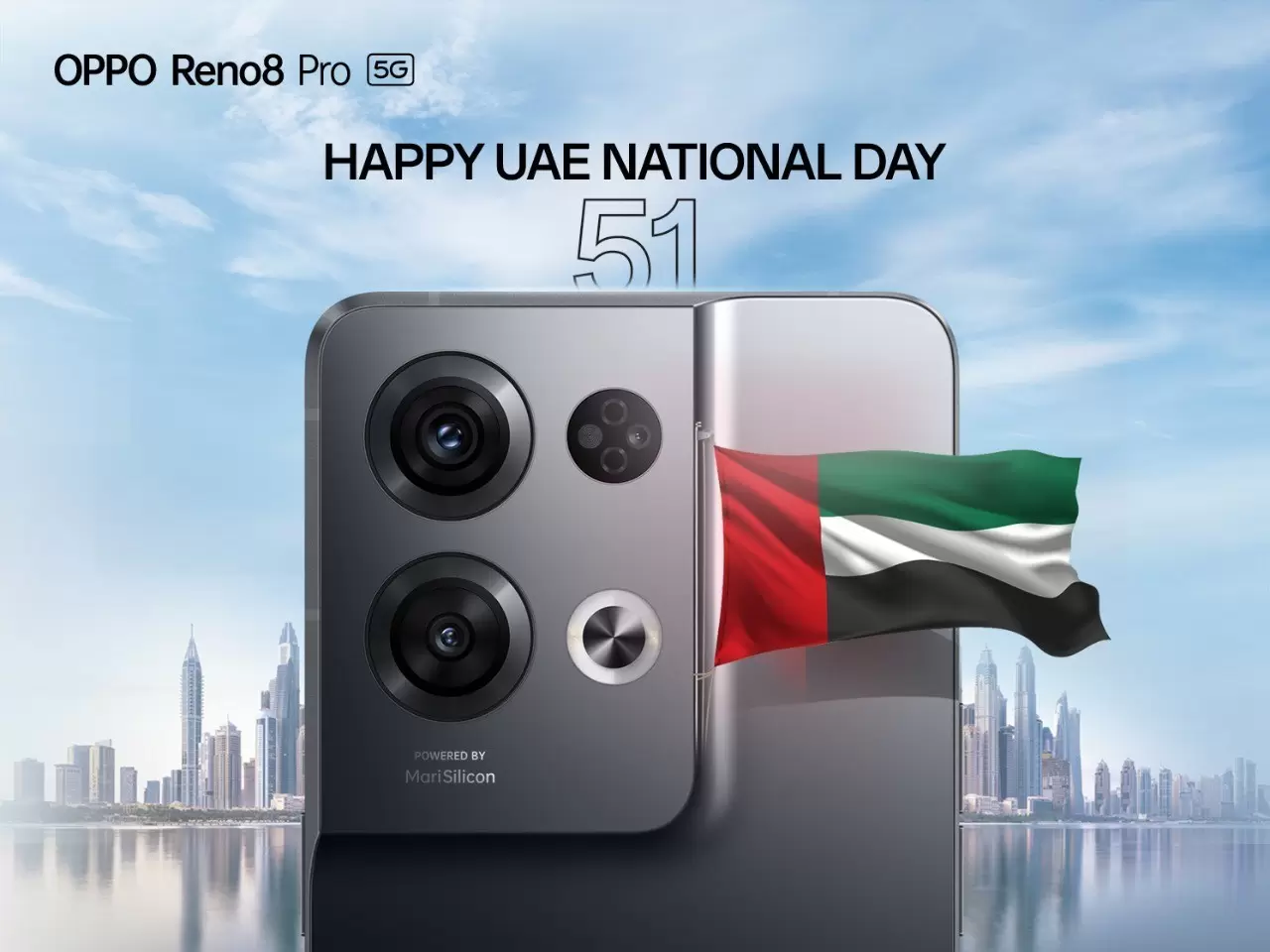 Create Unforgettable Moments with OPPO’s Reno8 Pro 5G this UAE National Day (PRNewsfoto/OPPO) img#1