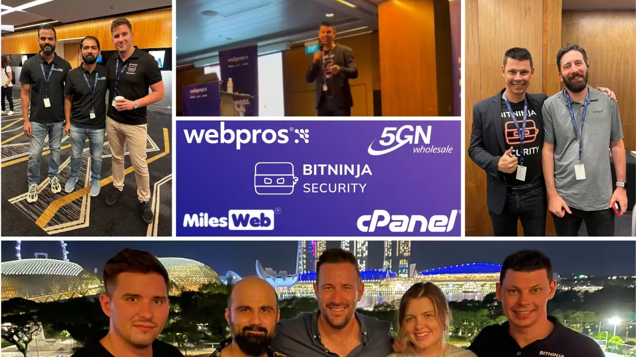 BitNinja was one of the VIP sponsors of WebPros APAC day in Singapore img#1