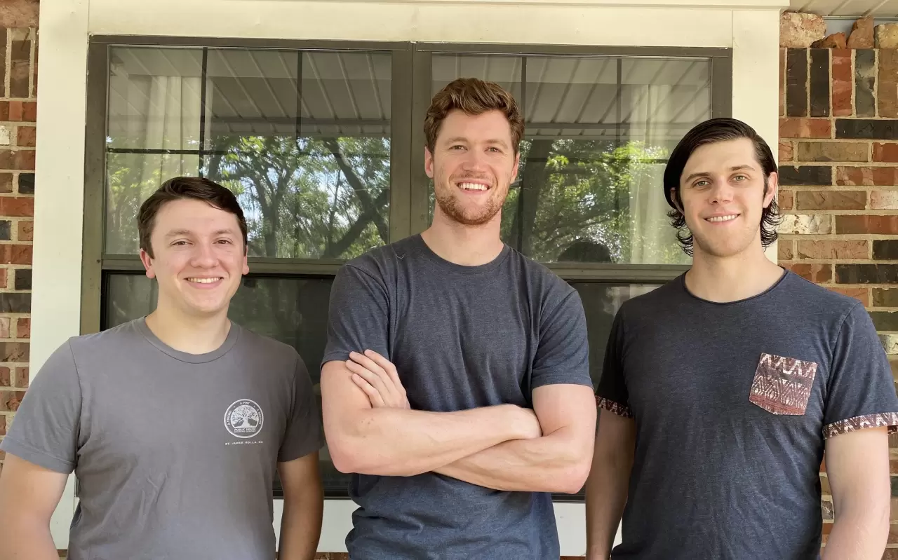 Coinledger co-founders, pictured from left, are Mitchell Cookson, David Kemmerer and Lucas Wyland. (coinledger) img#1