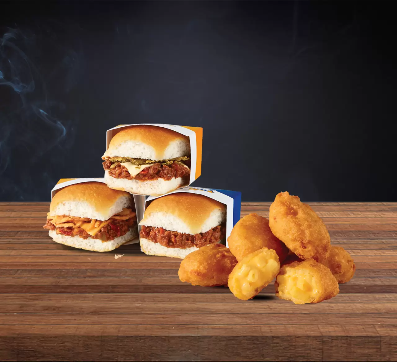 Sloppy Joe Sliders and Mac and Cheese Nibblers bring warm comfort as cooler temps settle in. img#1
