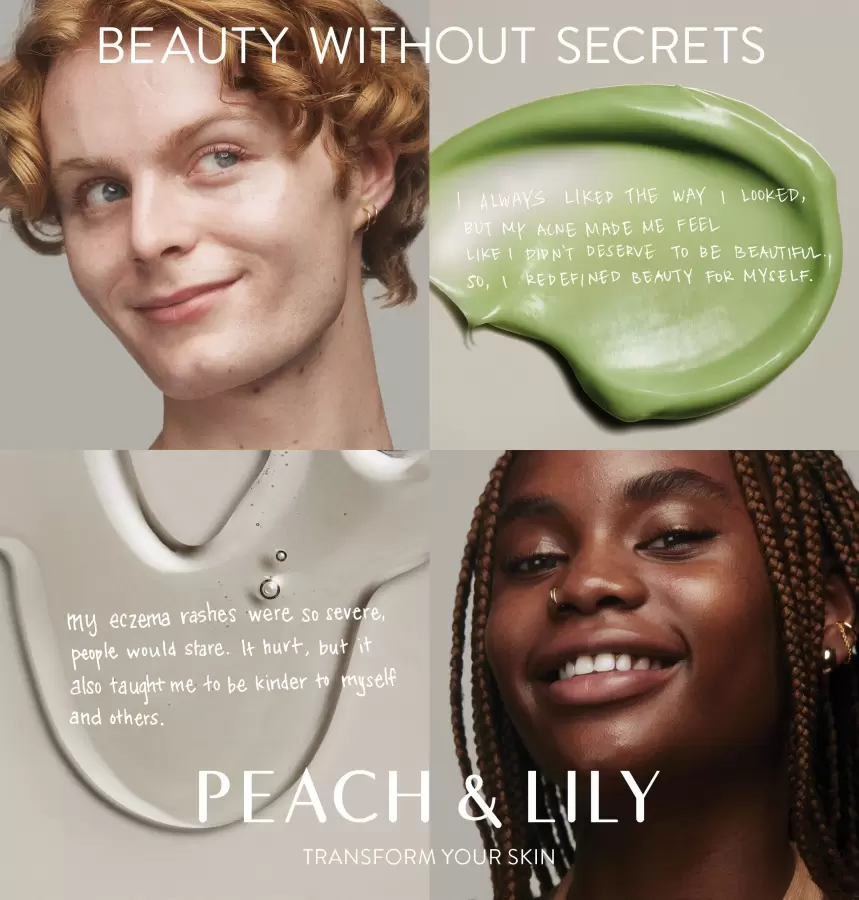 Skincare brand, Peach & Lily, has launched multi platform brand campaign, featuring the real skin journeys of five unretouched, makeup-free members of the Peach & Lily community, alongside Alicia Yoon, Founder and CEO img#1