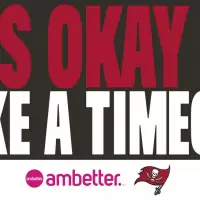 It's OK to Take a Time-Out: Tampa Bay Buccaneers and Ambetter from Sunshine Health Team Up for Mental Health Awareness Initiative img#1