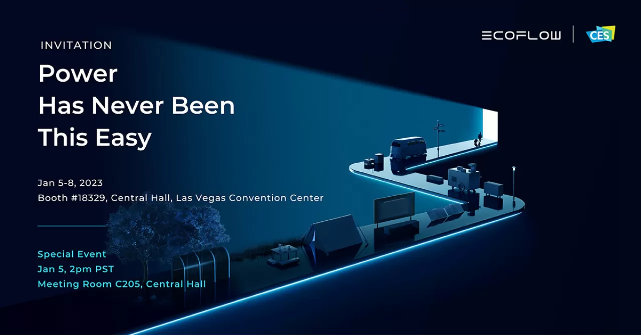 Power Has Never Been This Easy: EcoFlow to Showcase Four New Innovations at CES 2023 img#1
