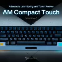 Angry Miao Launches AM Compact Touch Keyboard With Two-Stage Adjustable Leaf Spring and Touch Panel