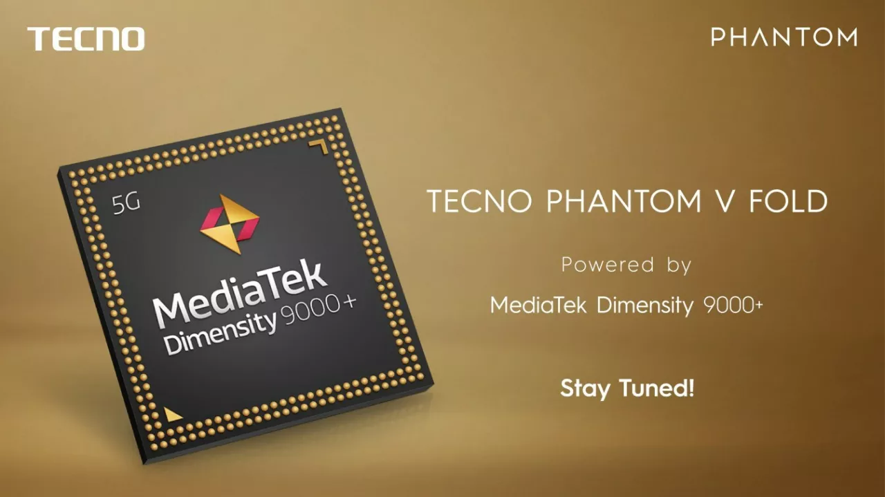 PHANTOM V Fold is the world’s first left-right foldable smartphone to be equipped with MediaTek Dimensity 9000+ processor. img#1