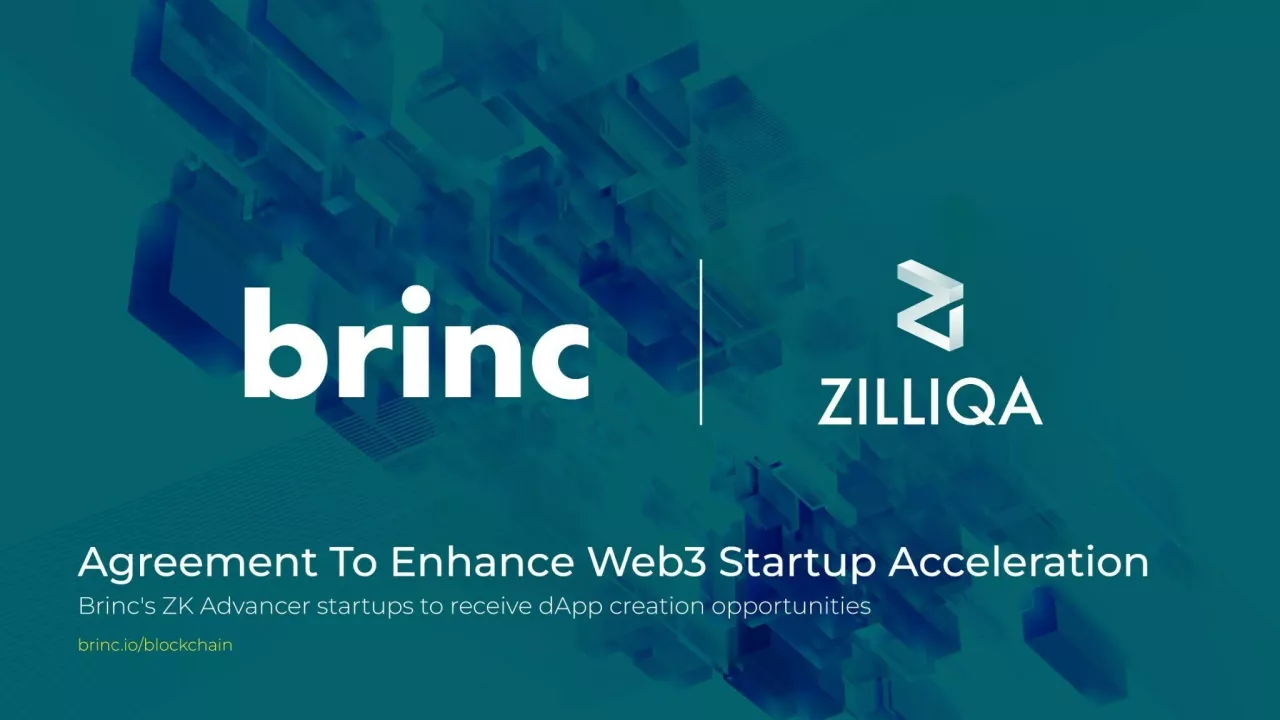 Brinc's agreement with Zilliqa to enhance Web3 startup acceleration and provide Brinc's portfolio companies and future cohorts dApp creation opportunities img#1