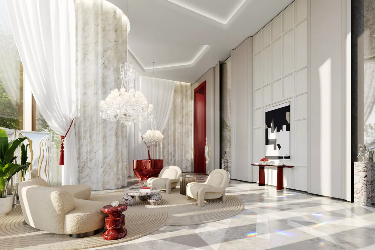 Situated in Tower One, the hotel will host 144 rooms and suites, along with 49 Baccarat branded residences and four exquisite food and beverage outlets. (Photo Credits: Baccarat Hotel & Residences) img#2