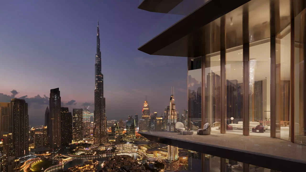 The architectural masterpiece that will be Baccarat Hotel & Residences Dubai will offer uninterrupted views of the Burj Khalifa. (Photo Credits: Baccarat Hotel & Residences) img#1