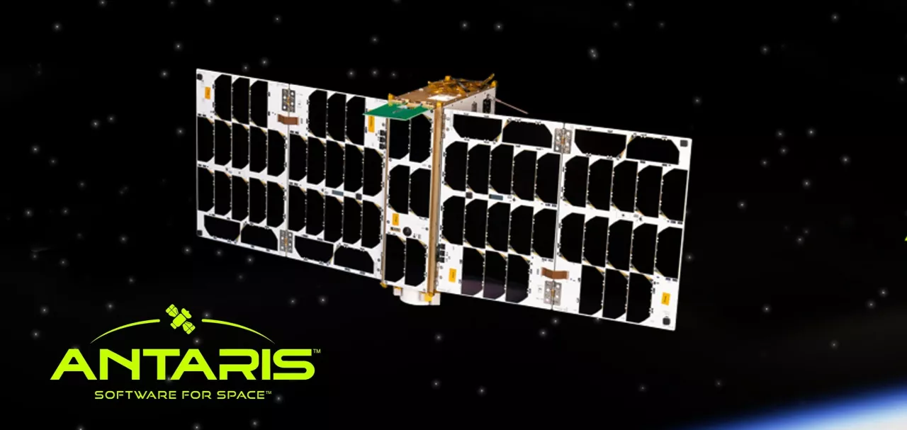 Photograph of JANUS-1 demonstration satellite, the world's first built on the Antaris software platform. img#1