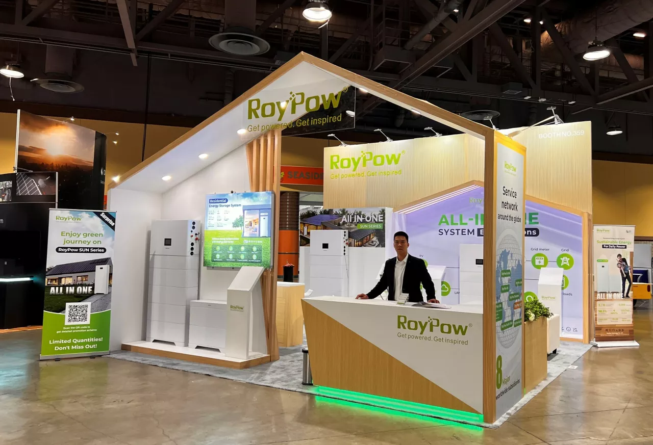 RoyPow makes the debut with the latest residential energy storage solutions at Intersolar North America in California from February 14th to 16th. img#1