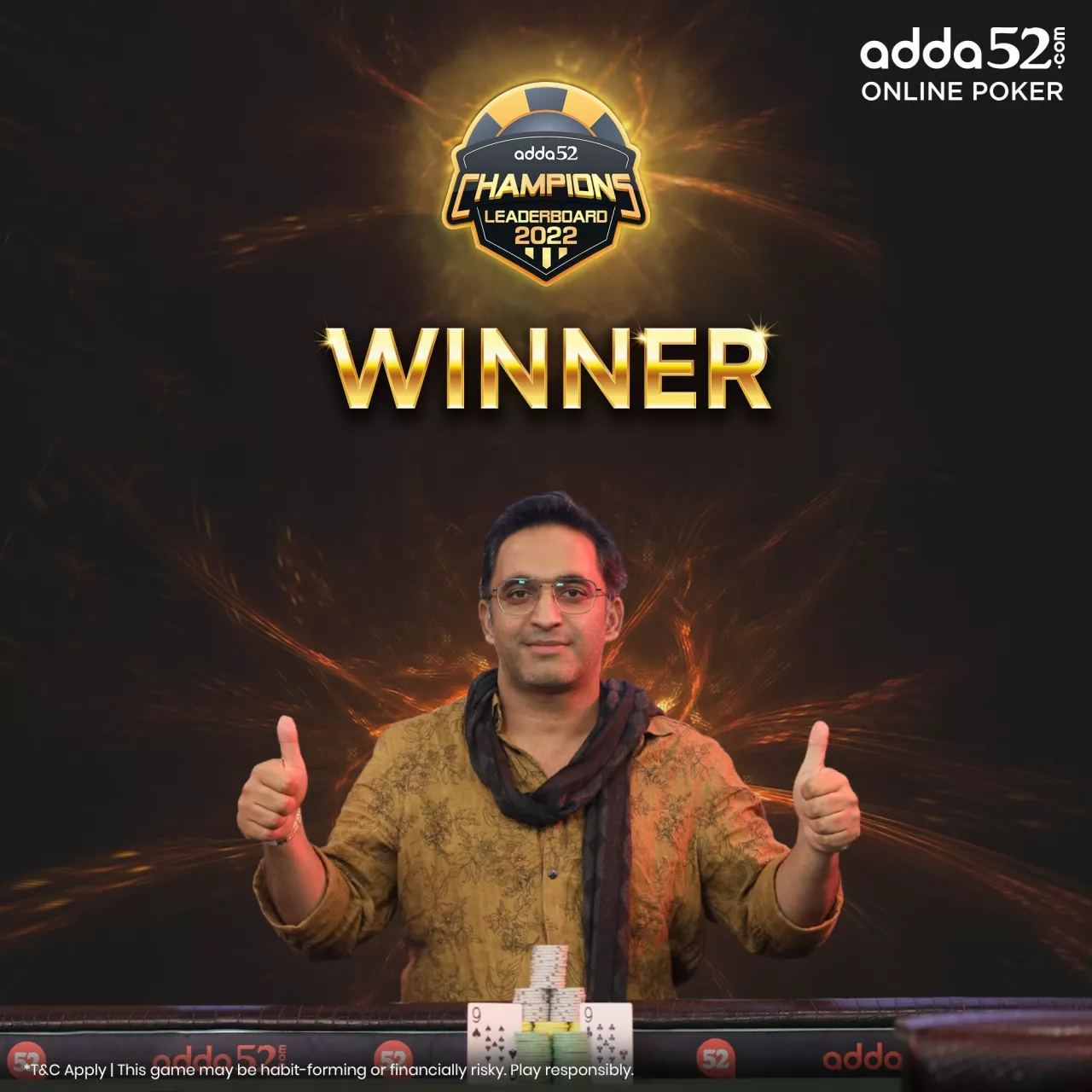 Adda52 Concluded its Biggest Poker Championship - ACL 2.0, Ram Kakkar Emerges as the Winner