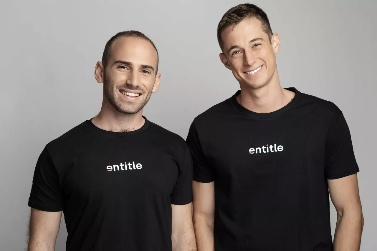 Entitle founders - CEO Ron Nissim and CTO Avi Zetser img#1