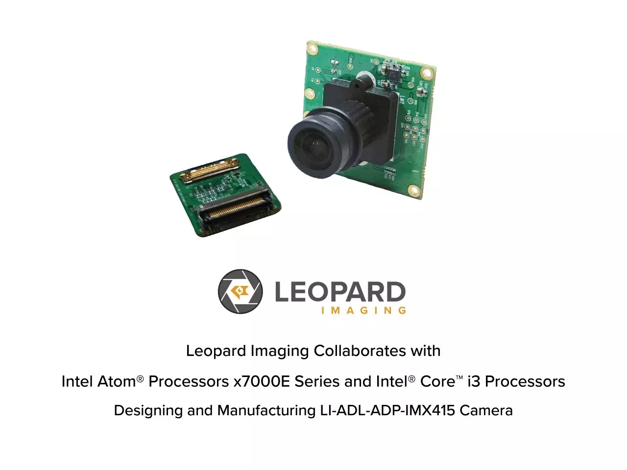 Leopard Imaging Announces Intelligent Embedded Solutions Collaborating with Intel img#1