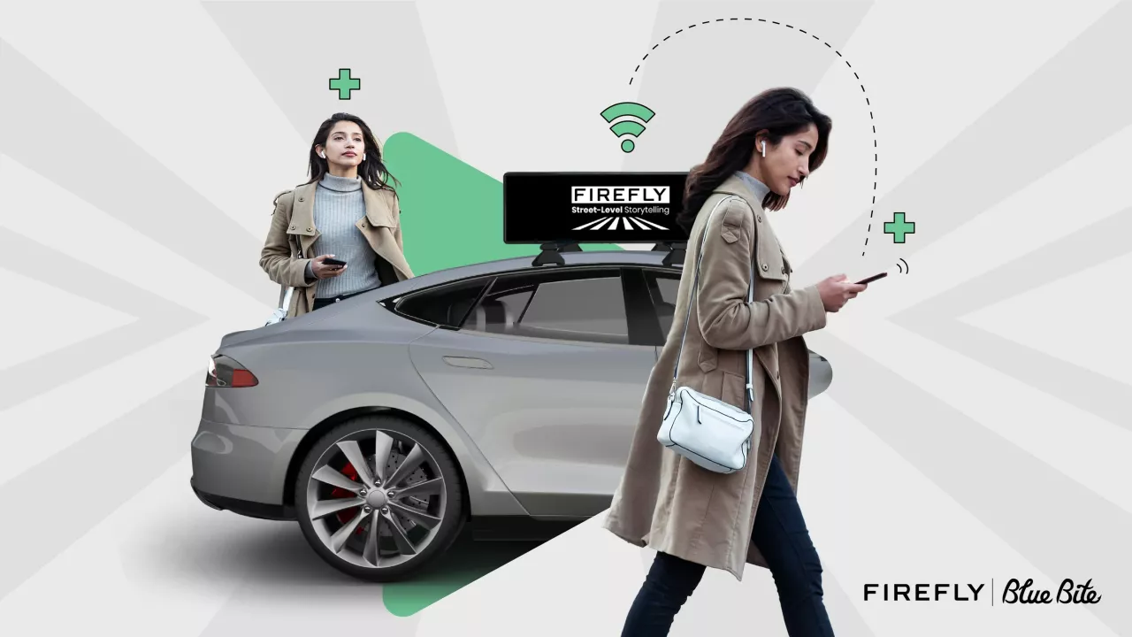 `Firefly, the nation's fastest-growing mobility-based media company, announced the release of its OOH retargeting capabilities by partnering with Connected Media Ad-Tech vendor, Blue Bite. img#1