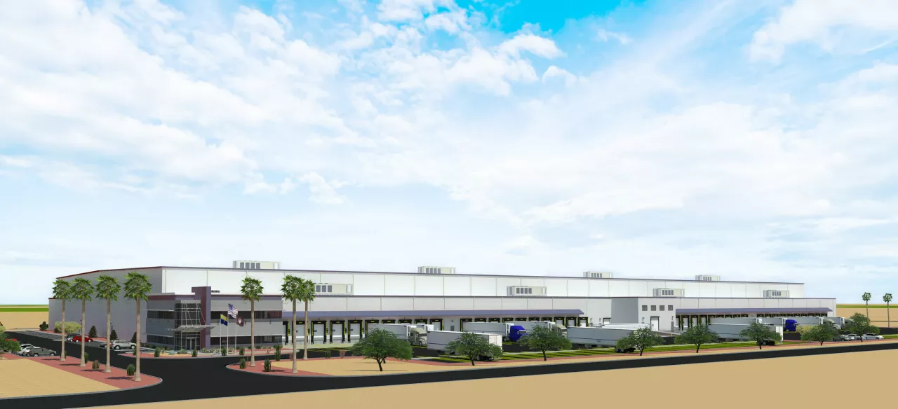 The Phoenix Cold Storage Facility will be a fully convertible freezer and cooler distribution center facility designed to support regional distribution, import export activity and high-volume throughput handling services. img#1