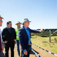 New England Solar, one of Australia's largest solar projects, officially opened