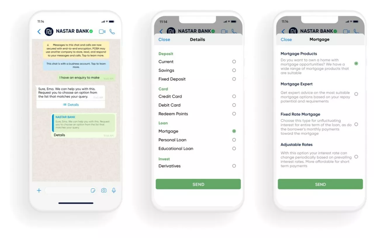 How WhatsApp Commerce, by Insider, allows financial services companies to use the power of two-way conversational commerce for lead qualification img#1
