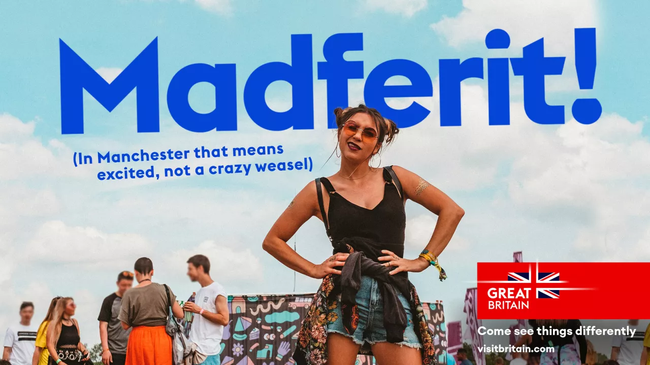 VisitBritain's new consumer campaign plays with the idea of the ‘shared language’ between the US and the UK. Photo credit: VisitBritain/Nadine Sykora img#2