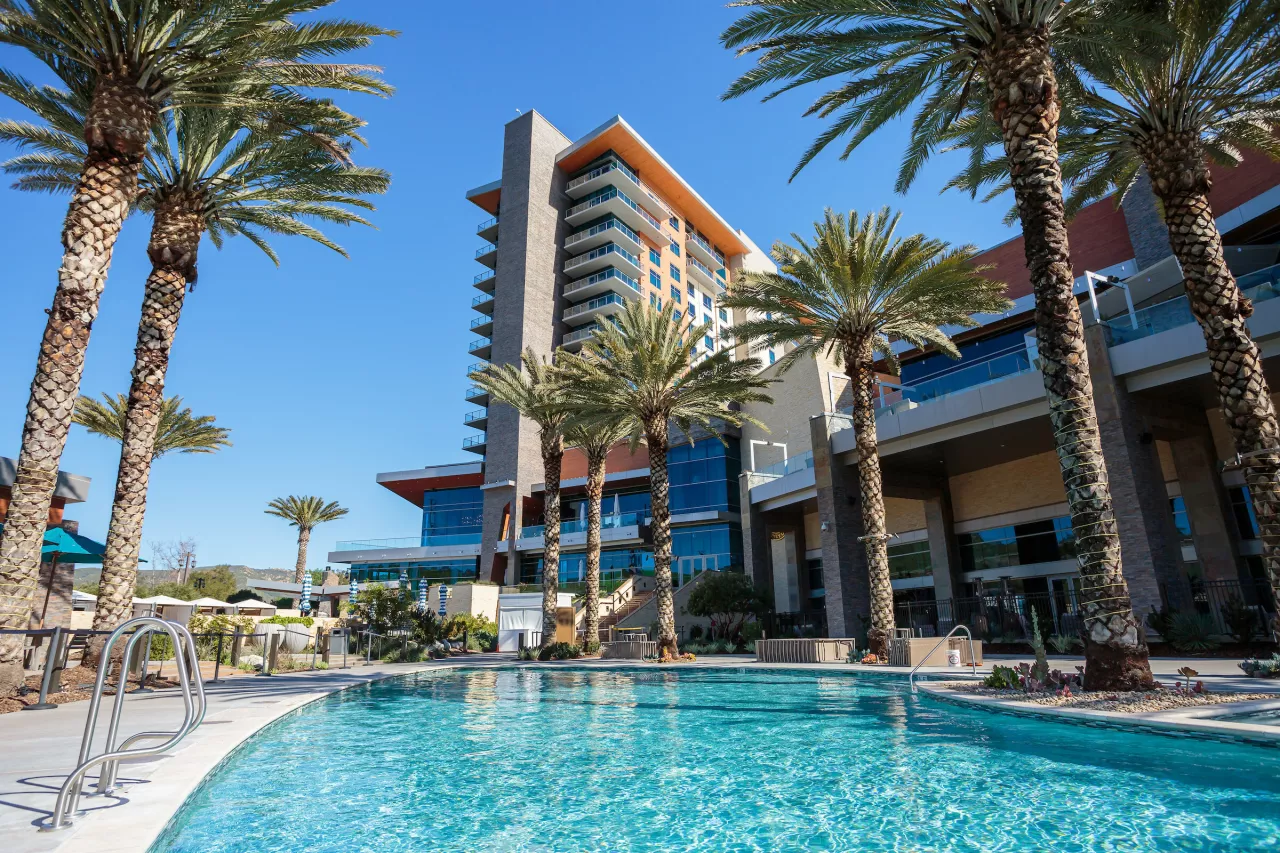 Retreat Pool & Cabanas features an expansive pool deck with two pools, a swim-up bar, lazy river, hot tub, daybeds, cabanas, poolside gaming, spa treatments and a full-service Pool Bar & Grill img#1