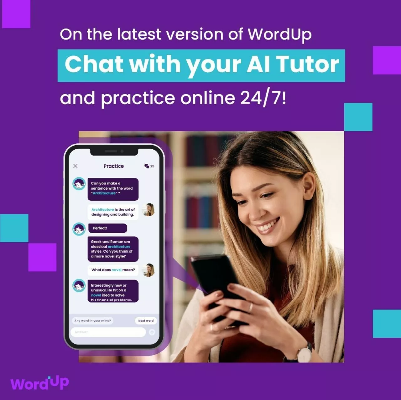 WordUp, an AI-based English learning App, Introduces Fantasy Chat