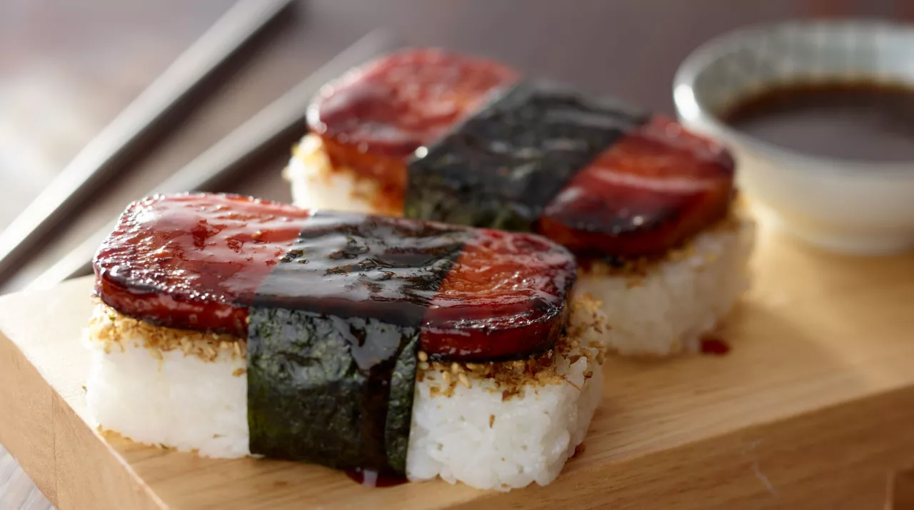 SPAM® Musubi – This iconic Hawaiian snack is sure to be an elite hit at your next watch party. img#7