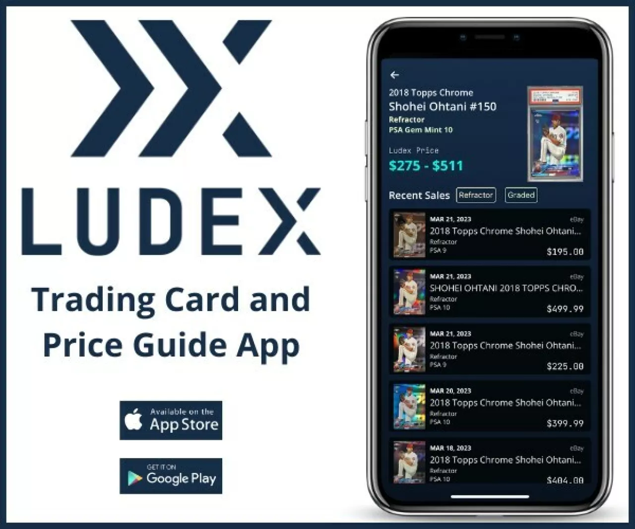 Download the free Ludex app in the Apple and Google app stores img#1